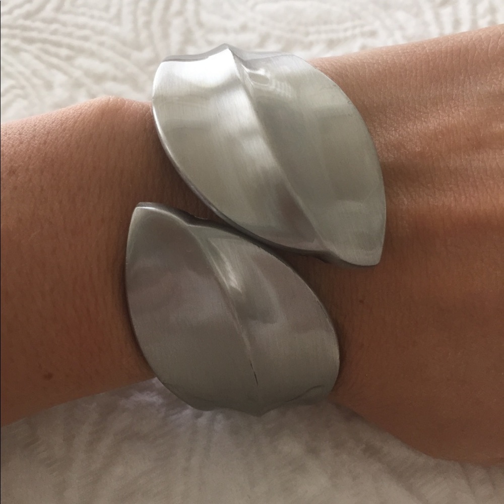 Trendy Silver Adjustable Cuff